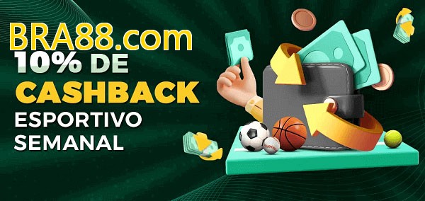 10% de bônus de cashback na BRA88.com